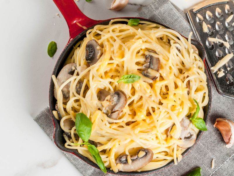 7 Tasty Pasta Side Dishes For Salmon Creamy Mushroom Pasta