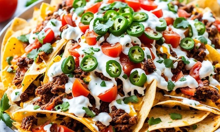 Loaded Air Fryer Nachos Easy Loaded Air Fryer Nachos Recipe | Quick Snack
