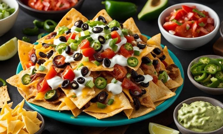 Loaded Air Fryer Nachos Easy Loaded Air Fryer Nachos Recipe | Quick Snack